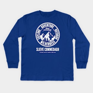 Slieve Commedagh Mountain, Ireland Mountains Kids Long Sleeve T-Shirt